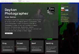 Alex Sablan Photography's website designed by Alex Sablan